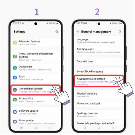 How to fix messenger keyboard. - Tap on Default keyboard and select th...
