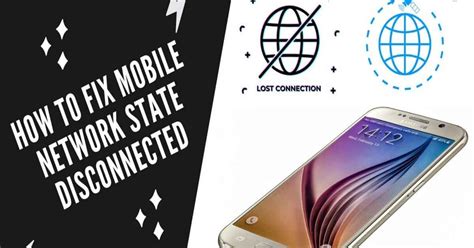How to fix mobile network state disconnected t mobile.  But cannot go on ...