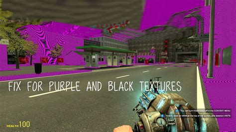 How to fix purple textures in gmod