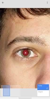 How to fix red eye in snapseed