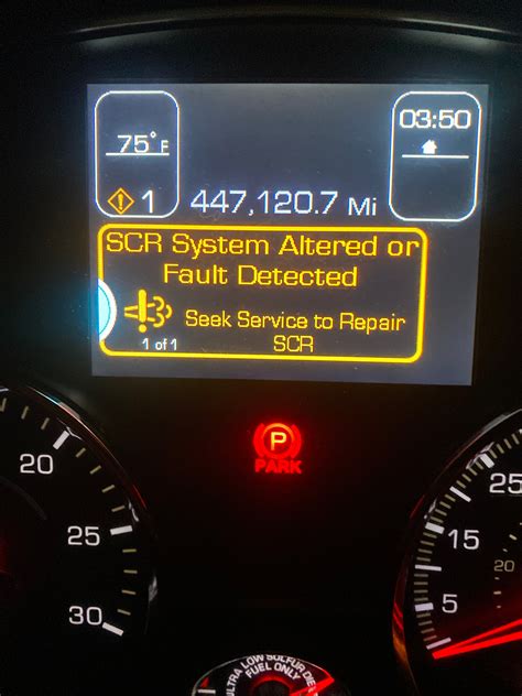 How to fix scr system fault international. 3. Check for multiple fault codes. Are any of the following faults present: SPN 4331/FMI 15, SPN 3216/FMI 16, SPN 520372/FMI 14 or SPN 5841/FMI 14? a. Yes; diagnose the other fault code first. b. No; Go to step 4. 4. Using a refractometer from the DEF Test Kit W060589001900, measure the DEF percentage. Is DEF percentage between 31 and 34%? a ... 