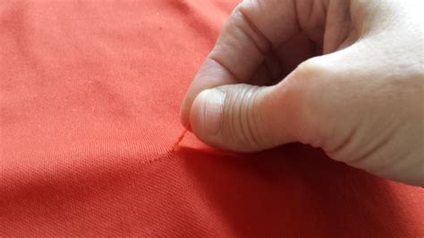 How to fix snags in polyester fabric