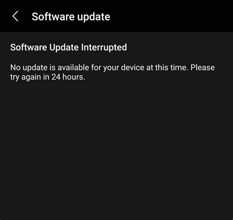 How to fix software update interrupted samsung
