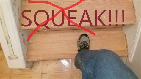 How to fix squeaky stairs. A piece of paper should be wedged at the back of the tread, with a small amount of powder to pour on the paper across the width. Then you should work the powder ... 