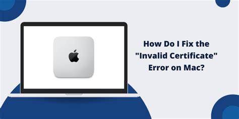 How to fix ssl error on mac. Learn how to fix invalid certificate error on Mac w...
