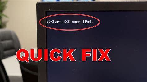 How to fix start PXE over IPv4 in Windows 11/10