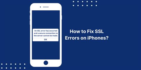 How to fix tls error on iphone. .  ...