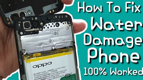 How to fix water damage in phone