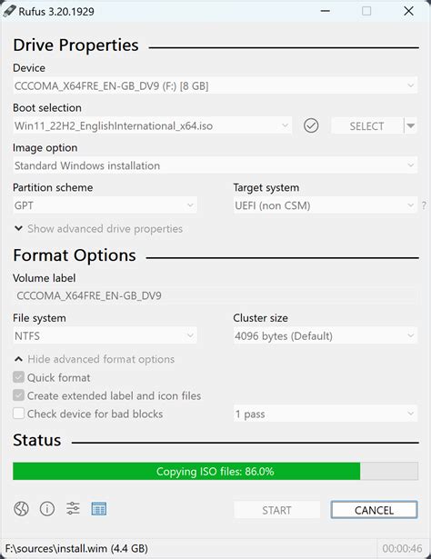 How to flash an internal ssd partition with a linux iso in windows