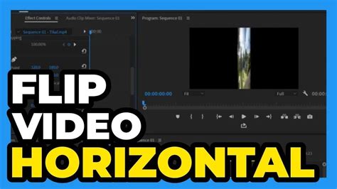 How to flip video horizontally in premiere