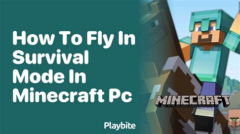How to fly in minecraft survival pc