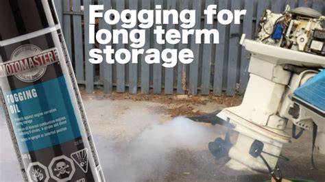 How to fog an engine for winter storage