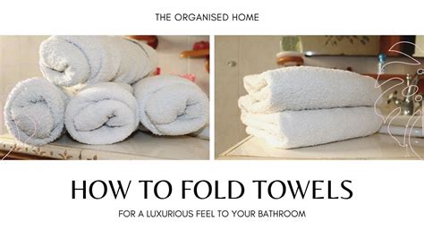 How to fold: hand towels for a shelf & a basket - YouTube