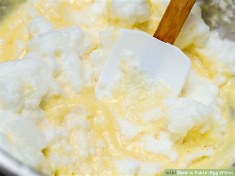 How to fold in egg whites