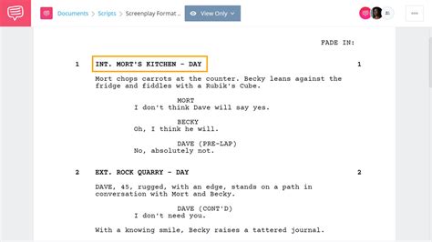 How to format a script. Check out our simple and straightforward guide on how to format a script. Craft & News. Resources. Get Notes. Fine-tune your craft with high quality detailed notes. Learn. Refine your screenwriting skills. eBooks eCourses. Writing Software. Industry-leading screenwriting software at a great price. 