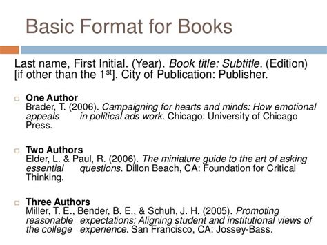 How to format book titles in apa
