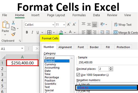 How to format cells in excel