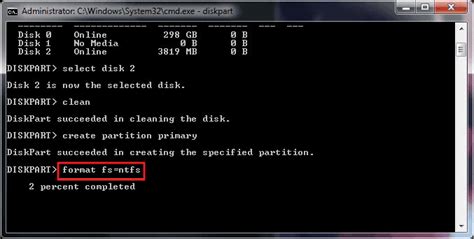 How to format flash drive in cmd