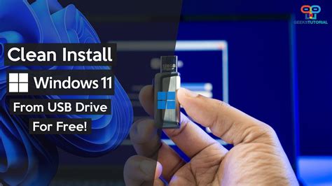 How to format usb for windows 11 install.  With a clean install, you c...