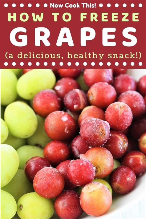 How to freeze grapes. Freezing individual grapes: Spread the dry grapes out on a baking sheet lined with parchment paper, making sure that they are not touching each other. Place the baking sheet in the freezer and allow the grapes to freeze solid. This process may take a few hours. Once the grapes are frozen, transfer them into … 