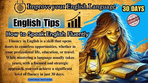 How to gain fluency in english