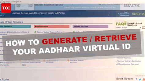 How to generate and retrieve your Aadhaar Virtual ID BGR India