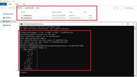 How to generate rsa key in linux