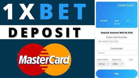 How to get 1xbet mastercard