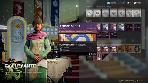 How to get A Good Sport emblem in Destiny 2 Platinum Torchbearer triumph guide