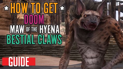 How to get Doom, Bestial Claws & Maw of the Hyena - YouTube