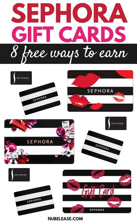 How to get FREE Gift Cards to use at Sephora & More: Get