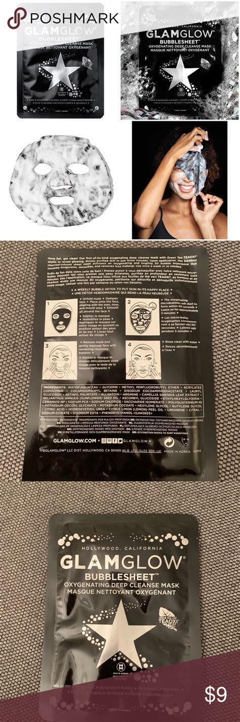 How to get Glowing skin Glamglow Bubble Sheet Mask.