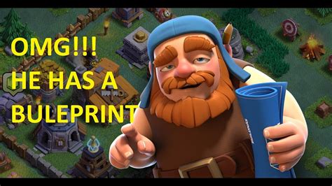 How to get Master Builder in Clash of Clans. OMG he has a Blueprint