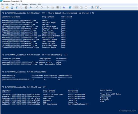 How to get Microsoft 365 User reports using powershell