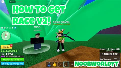 How to get Race V2! Blox Fruits YouTube