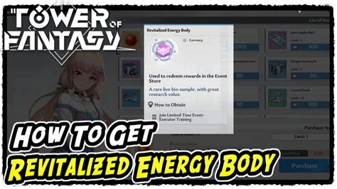 How to get Revitalized Energy Body in Tower of Fantasy