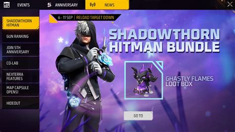 How to get Shadowthorn Hitman bundle in Free Fire MAX this week