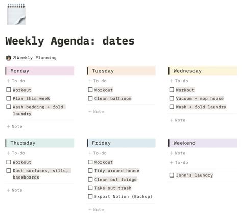 How to get a Week View for Calendar in Notion (with free template) 2023