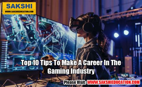How to get a career in gaming
