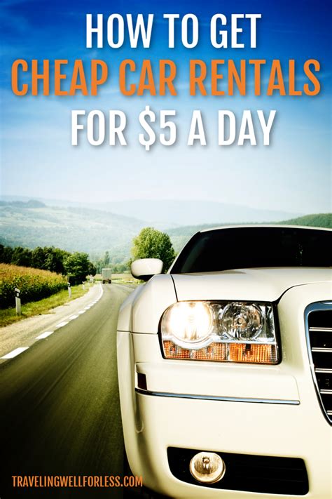 How to get a cheap rental car. Things To Know About How to get a cheap rental car. 