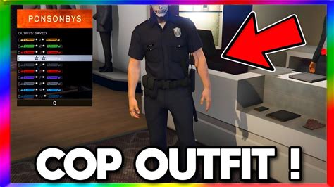 How to get a cop outfit in GTA Online in 2022
