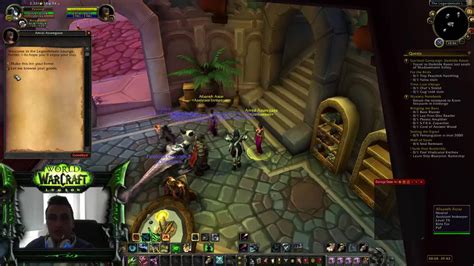 To get back to the normal Dalaran, you have to use the Dalaran Hearthstone or use the Azsuna portal in Orgrimmar then fly to Dalaran. Don't use the Dalaran portal. Super necro update for any level 1s trapped in Legion Dalaran. The Azsuna portal at 46.7 41.4 has no level restriction.. 