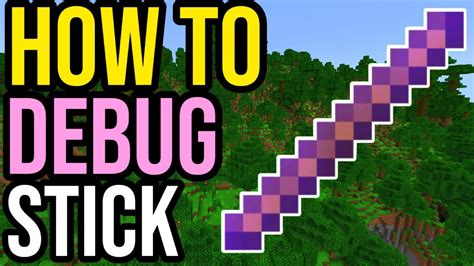 How to get a debug stick in minecraft bedroc