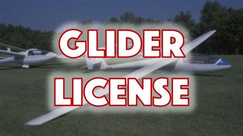 How to get a glider pilot license