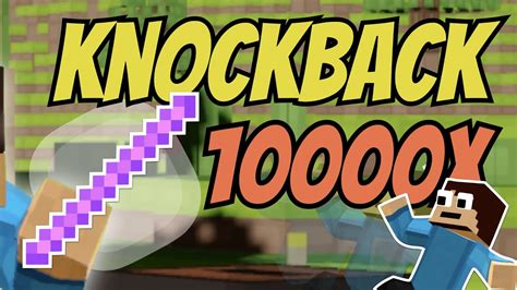 How to get a knockback 1000 stick. Do this command if you want to copy it./give @p stick{Enchantments:[{id:knockback,lvl:100}]} 