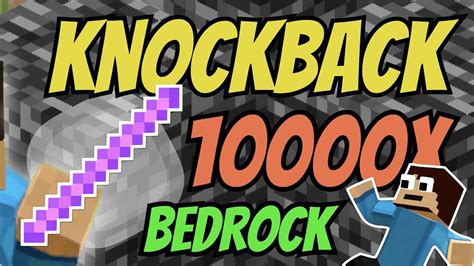 How to get a knockback stick in minecraft bedrock. In the Java Edition of Minecraft, you can modify this data by including the data in the command, like so: /give @s diamond_sword{Enchantments:[{id:"minecraft:knockback",lvl:10s}]} In the Bedrock Edition, on the other hand, NBT is inaccessible from commands. In order to modify NBT, we need to use an external editor. 