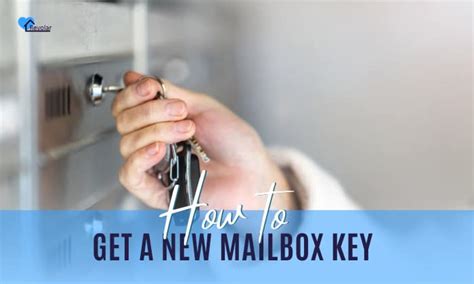 How to get a new mailbox key. Learn how to get a mailbox key from the post office in three simple steps. You need to visit your local post office, ask for a key to your new … 