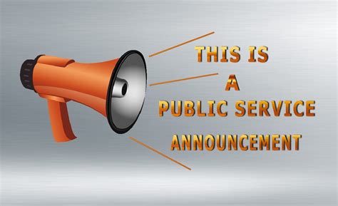 How to get a public service announcement on the radio. ... radio, etc.). Directions: Invite students to share what they know about public ... Science: Have students create a PSA about a variety of environmental issues. 