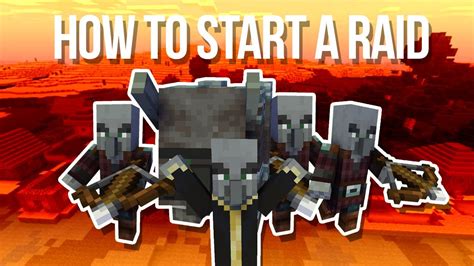 How to get a raid in minecraft