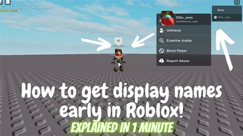 How to get a space in your roblox display name. To change your display name in Roblox, you will need to head to the Account Info area under Settings. Once you’ve arrived, you can press the edit icon next to display name. Edit the name to something new and press the save button to confirm your changes. If you are on mobile, you can get to your Settings by tapping on the circle with three ... 